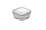 Hermia Juego de Cajas de Almacenaje de Cristal (3 Piezas)